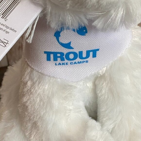 Wildlife Artists Trout Lake Camps Arctic Fox Plush Stuffed Animal Toy White 6'' - Picture 10 of 13